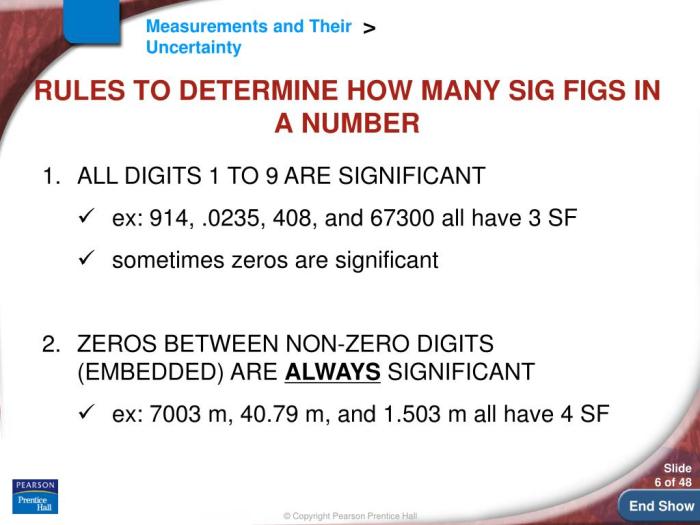 Sig figs significant figures ppt powerpoint presentation many