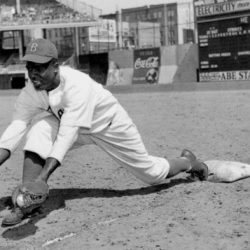 Robinson jackie bat chapman ben phillies manager philadelphia dodgers films 1947 american brooklyn looks left over