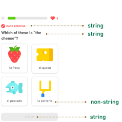 The milk in spanish duolingo