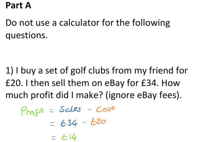 Intro to investing math quiz