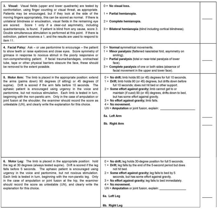 Nih stroke scale group d answers