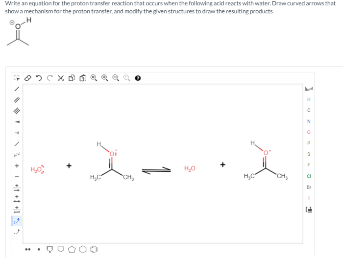 Equation acidic find draw structures complete most hydrogen tert chemical butyl ketone methyl write acid base conjugate answer sure parts