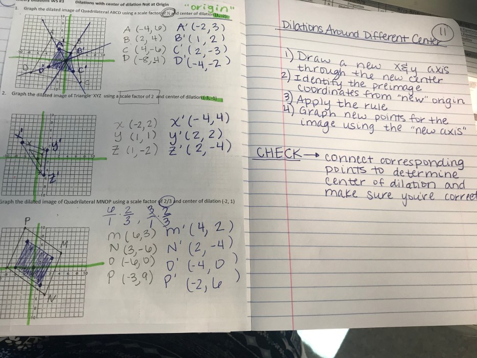 Unit 9 transformations homework 3 rotations answer key