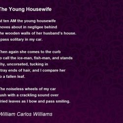 The young housewife by william carlos williams